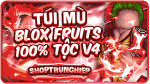 TÚI MÙ BLOX FRUITS 100% CÓ V4